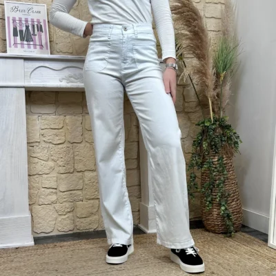 K895 - Jean Voggo Wide (T36-T44) - blanc - 44