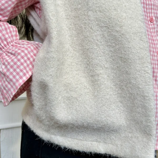 I810 - Gilet sans manches (TU) - ecru - taille-unique