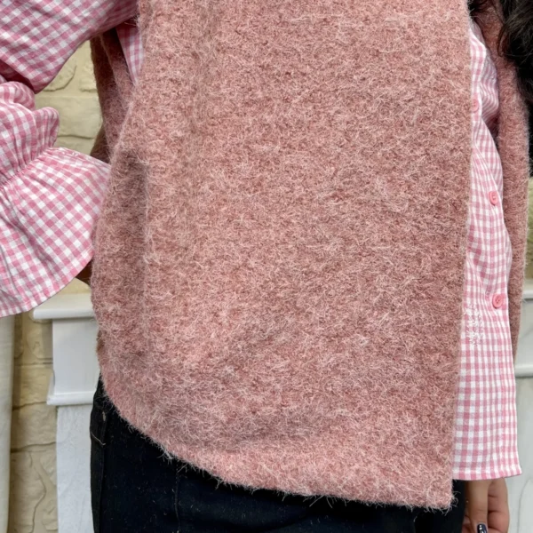 I810 - Gilet sans manches (TU) - vieux-rose - taille-unique