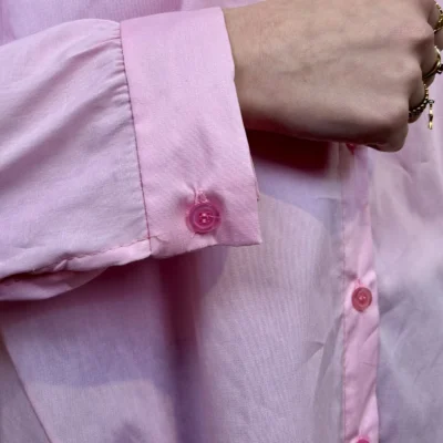 I812 - Chemise unie (TU) - rose - taille-unique