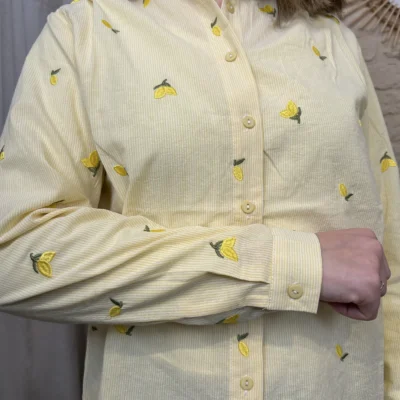 I805 - Chemise Citron (T36-T38) - jaune - 38
