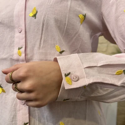 I805 - Chemise Citron (T36-T38) - rose - 38