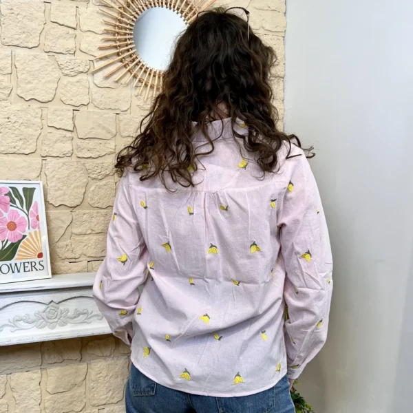 I805 - Chemise Citron (T36-T38) - rose - 38