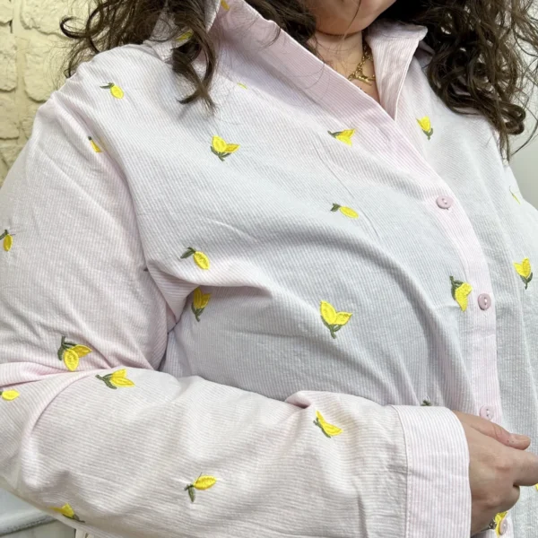 J805 - Chemise Citron (T40-T48) - rose - 48