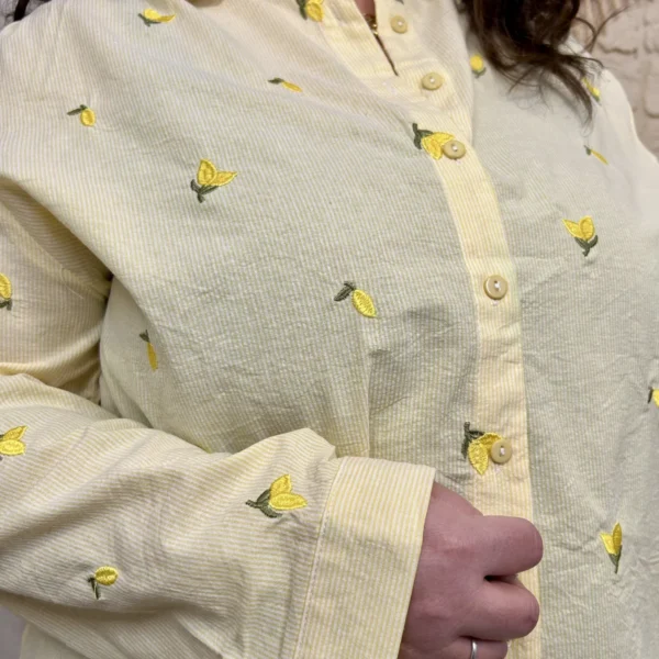 J805 - Chemise Citron (T40-T48) - jaune - 48