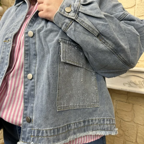 J798 - Veste en jean (GT) - denim - taille-unique-grande-taille