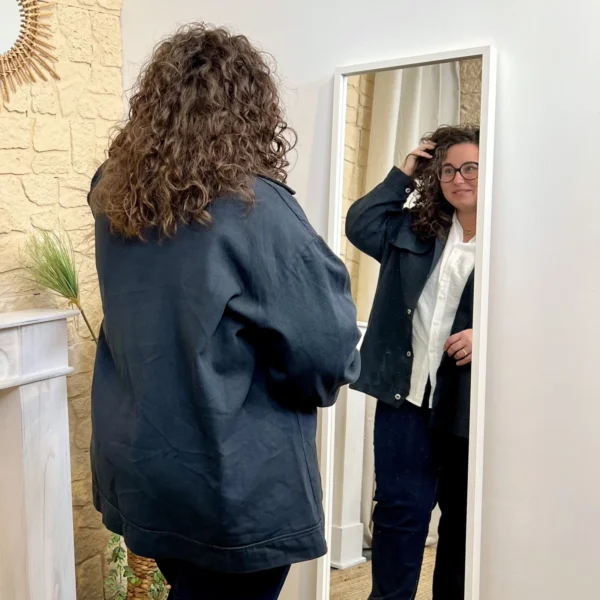 J760 - Veste colorée (GT) - noir - taille-unique-grande-taille