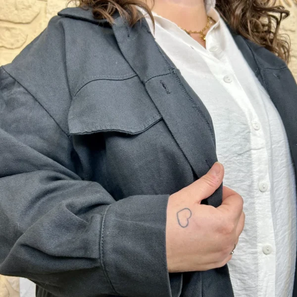 J760 - Veste colorée (GT) - noir - taille-unique-grande-taille