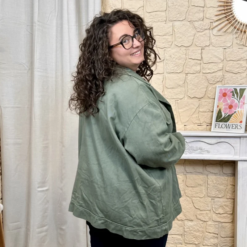 Veste colorée (GT) - kaki - taille-unique-grande-taille