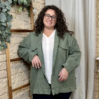 J760 - Veste colorée (GT) - kaki - taille-unique-grande-taille