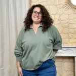Sweat uni (GT) - kaki - taille-unique-grande-taille