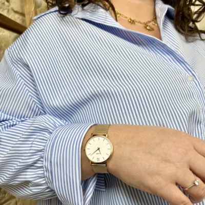 J750 - Chemise rayé (GT) - bleu-ciel - taille-unique-grande-taille