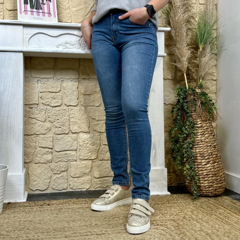 K840 - Jean Slim Voggo (T36-T44) - denim - 50