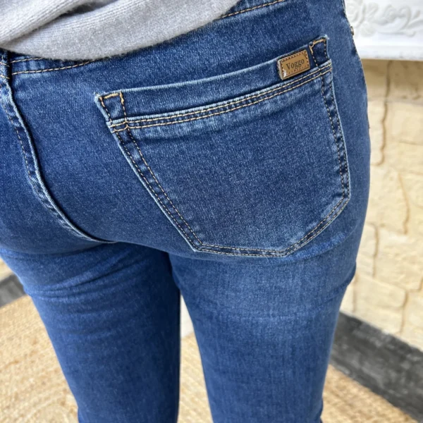 K851- Jean Slim (T36-T44) - denim - 44