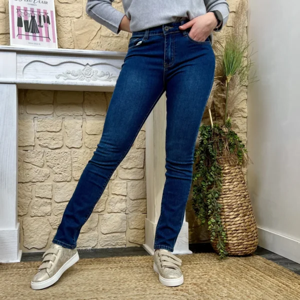 K851- Jean Slim (T36-T44) - denim - 44