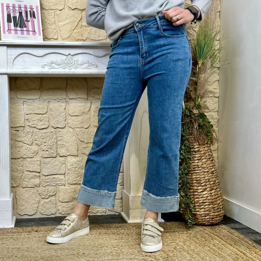 K830 - Jean Revers (T36-T44) - denim - 50
