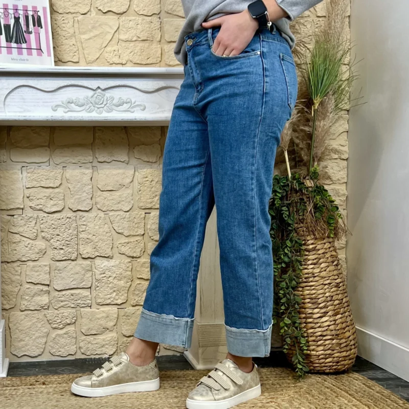 K830 - Jean Revers (T36-T44) - denim - 50