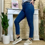 K818 - Jean 7/8ème (T36-T44) - denim - 44