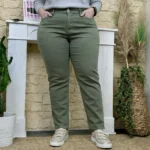 Jean Droit coloré VOGGO (T42-T50) - kaki - 50