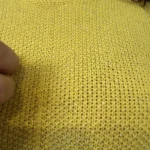 Pull femme maille douce col V oversize « Jolies Formes » - jaune - taille-unique-grande-taille