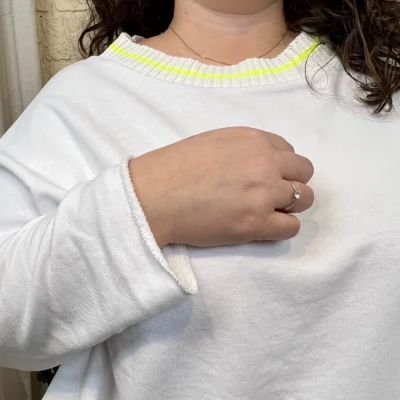 J369- Sweat (GT) - blanc - taille-unique-grande-taille