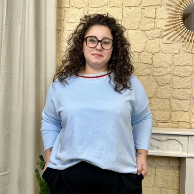 J369- Sweat (GT) - bleu-ciel - taille-unique-grande-taille