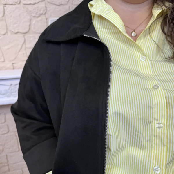 J756 - Veste suédine (GT) - noir - taille-unique-grande-taille