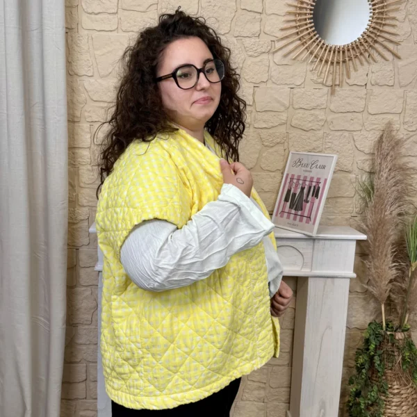 J754 - Gilet matelassé (GT) - jaune - taille-unique-grande-taille