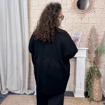 Gilet long (GT) - noir - taille-unique-grande-taille