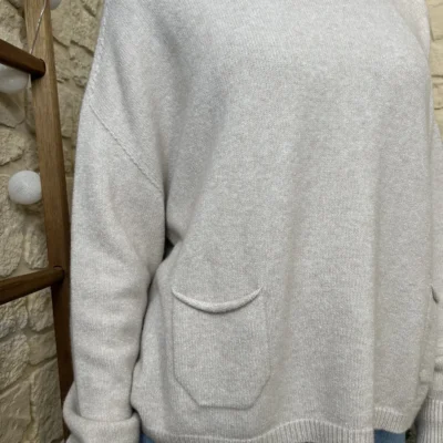 I790 - Pull léger (TU) - beige - taille-unique