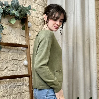 I790 - Pull léger (TU) - kaki - taille-unique