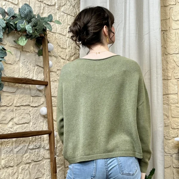 I790 - Pull léger (TU) - kaki - taille-unique