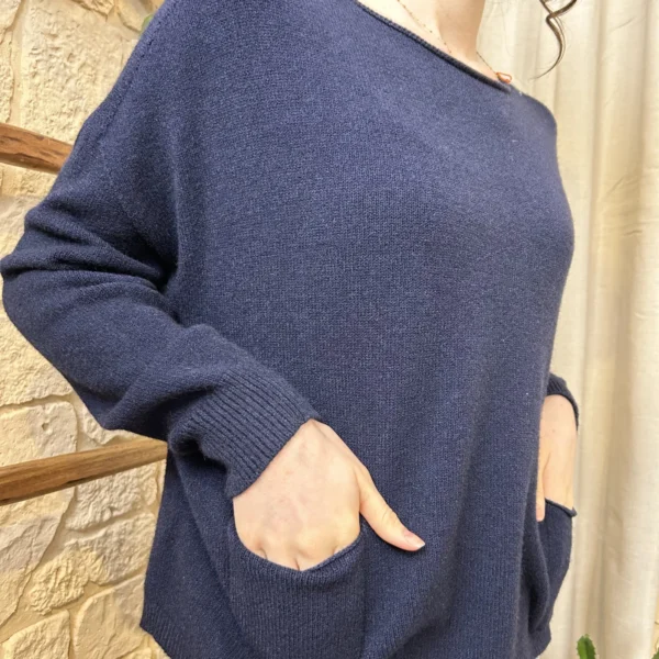 I790 - Pull léger (TU) - marine - taille-unique