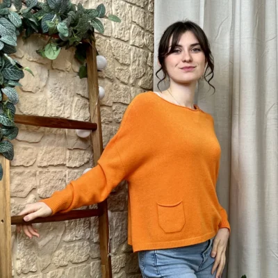 I790 - Pull léger (TU) - orange - taille-unique