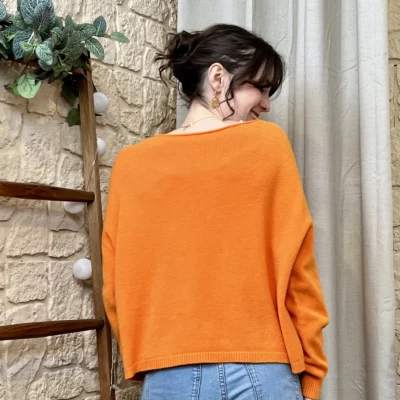 I790 - Pull léger (TU) - orange - taille-unique