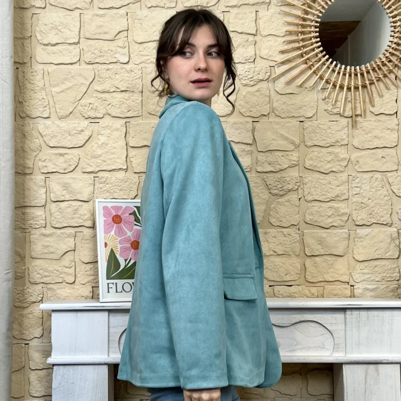 Veste blazer (TU) - vert-aqua - taille-unique