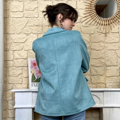 I793 - Veste blazer (TU) - vert - taille-unique