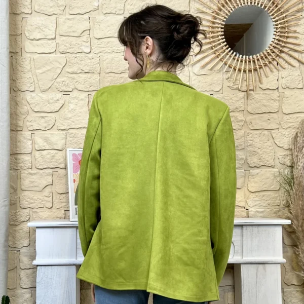 I793 - Veste blazer (TU) - vert - taille-unique