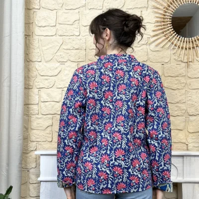 I785 - Veste réversible - bleu-royal - 44