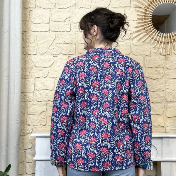 I785 - Veste réversible - bleu-royal - 44