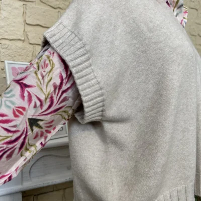 I780 - Pull sans manche (TU) - beige - taille-unique