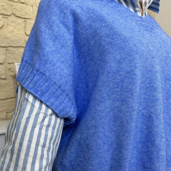 I780 - Pull sans manche (TU) - bleu-jeans - taille-unique