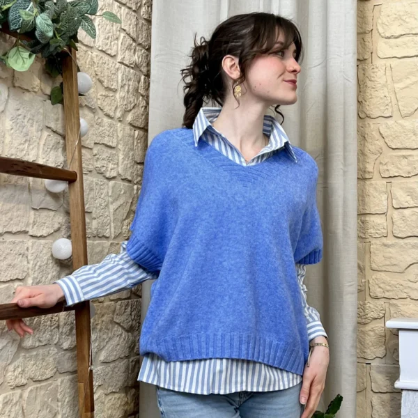 I780 - Pull sans manche (TU) - bleu-jeans - taille-unique