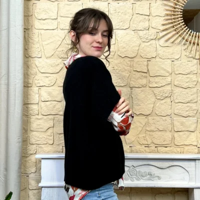 I780 - Pull sans manche (TU) - noir - taille-unique