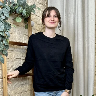 I770 - Pull fantaisies (TU) - noir - taille-unique