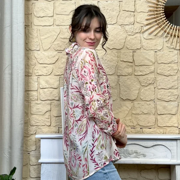 I768 - Chemise légère (T36-T38) - rose - 38