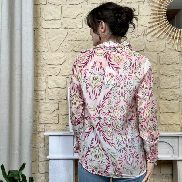 I768 - Chemise légère (T36-T38) - rose - 38