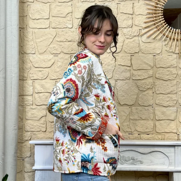 I786 - Veste réversible - blanc - 44