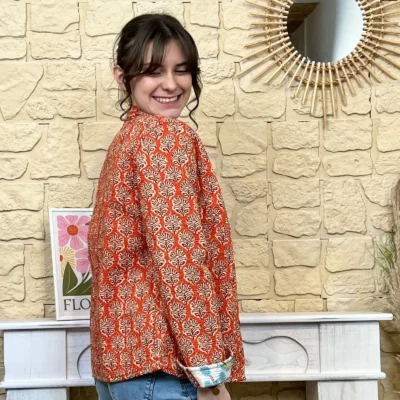 I786 - Veste réversible - blanc - 44