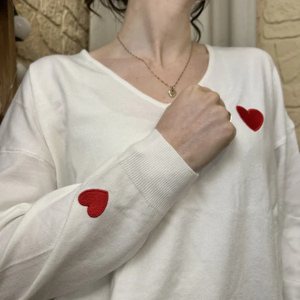 I 734 - Pull léger (TU) - ecru - taille-unique